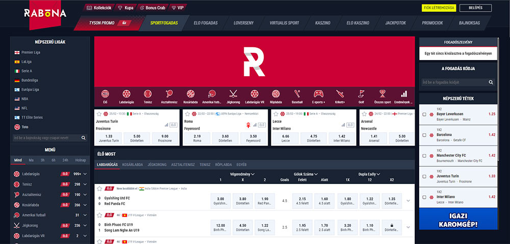 Rabona sportfogadás